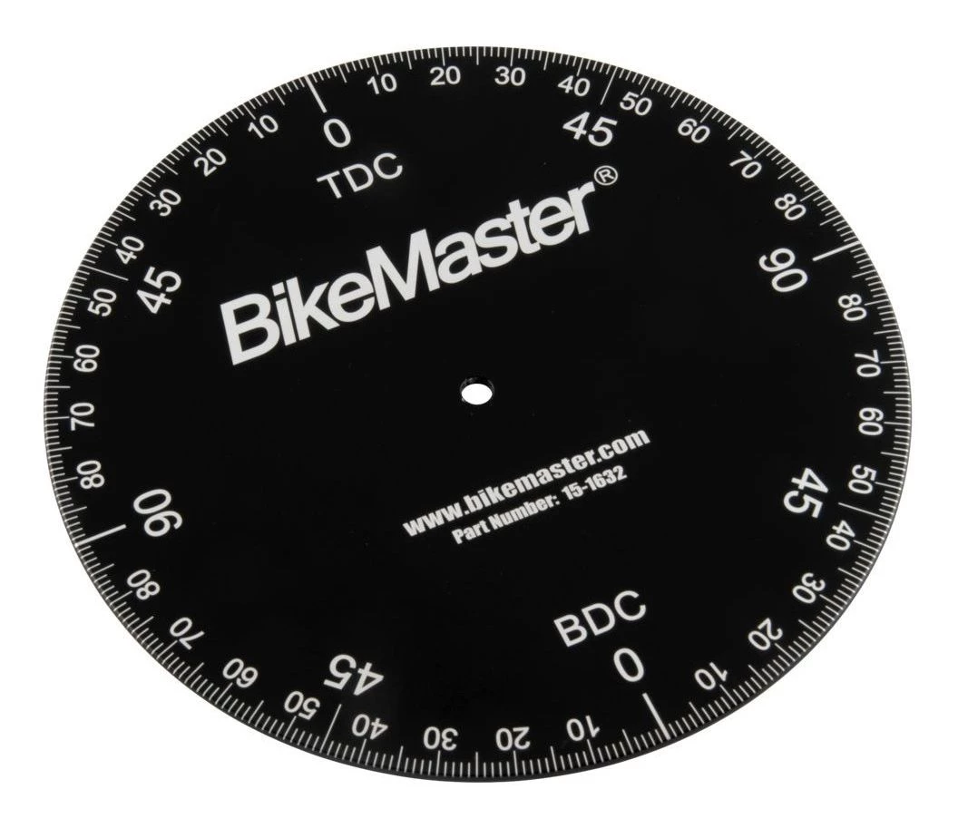 BikeMaster Aluminum Timing Degree Wheel 3 BikeMaster Aluminum Timing Degree Wheel