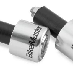 BikeMaster Anodized Aluminum Billet Bar Ends 12 BikeMaster Anodized Aluminum Billet Bar Ends -Cheap BikeMaster Store bike master anodized aluminum billet bar ends silver