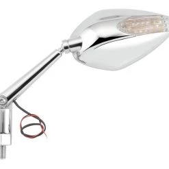 BikeMaster Candy Drop Standard Mirrors With Integrated Turn Signals 8 BikeMaster Candy Drop Standard Mirrors With Integrated Turn Signals -Cheap BikeMaster Store bike master candy drop standard mirrors with integrated turn signals chrome