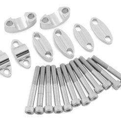 BikeMaster Handlebar Risers -Cheap BikeMaster Store bike master handlebar risers silver