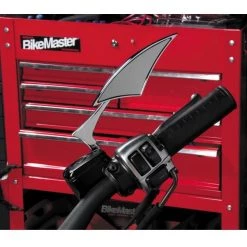 BikeMaster Sickle Mirrors -Cheap BikeMaster Store bike master sickle mirrors chrome 1