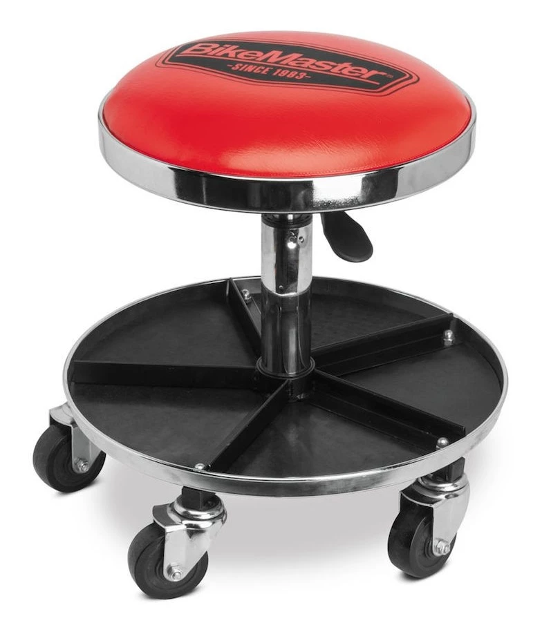 BikeMaster Ultimate Shop Stool With Tool Caddy 3 BikeMaster Ultimate Shop Stool With Tool Caddy