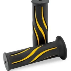 BikeMaster Wave Grips -Cheap BikeMaster Store bike master wave grips black yellow