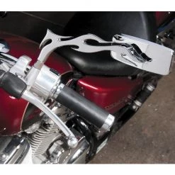 BikeMaster Wideview Flame Mirrors -Cheap BikeMaster Store bike master wideview flame mirrors chrome 2
