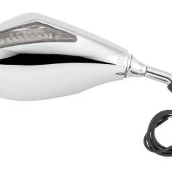 BikeMaster Mirrors With LED Turn Signals -Cheap BikeMaster Store bikemaster mirror set with led turn signals chrome